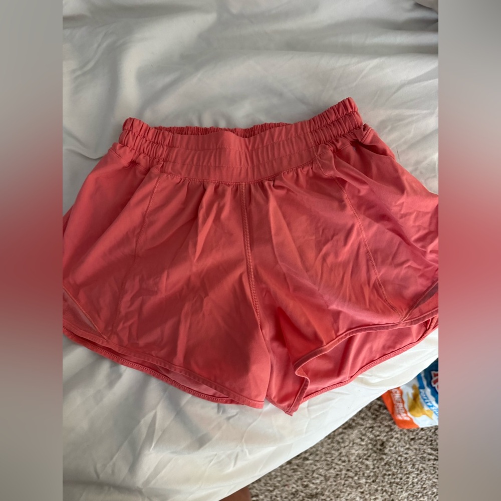 Lululemon Athletica Coral Athletic Shorts